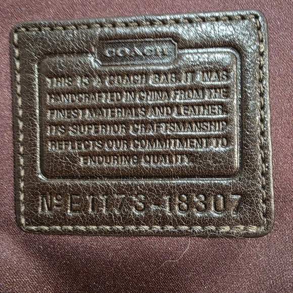 Coach Kristin Python Embossed North/South Tote Bag,with Gunmetal Hardware - Picture 10 of 16